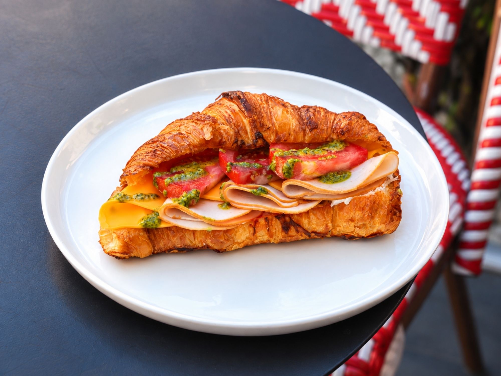 Hindi Fümeli & Cheddarlı Kruvasan